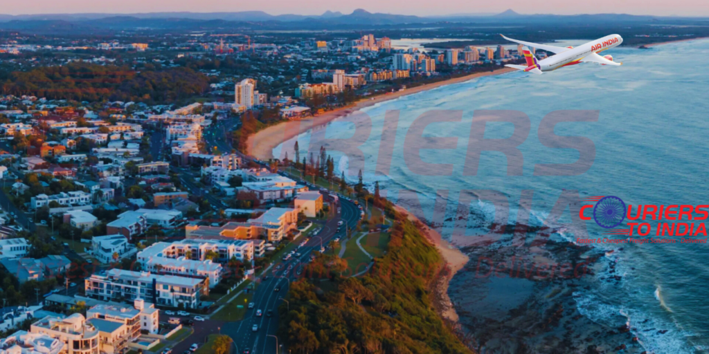 Courier service from Sunshine Coast to India - fast, affordable, and reliable.