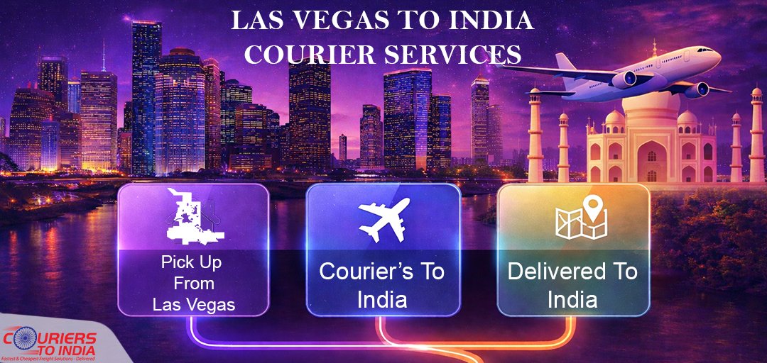 Las Vegas to India courier Service