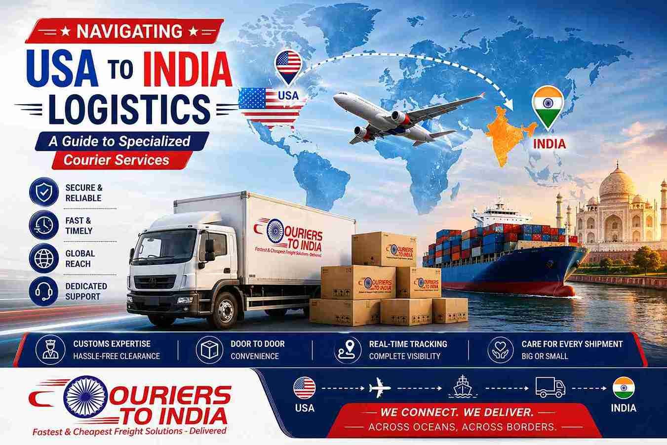 Specialized USA to India Courier Service