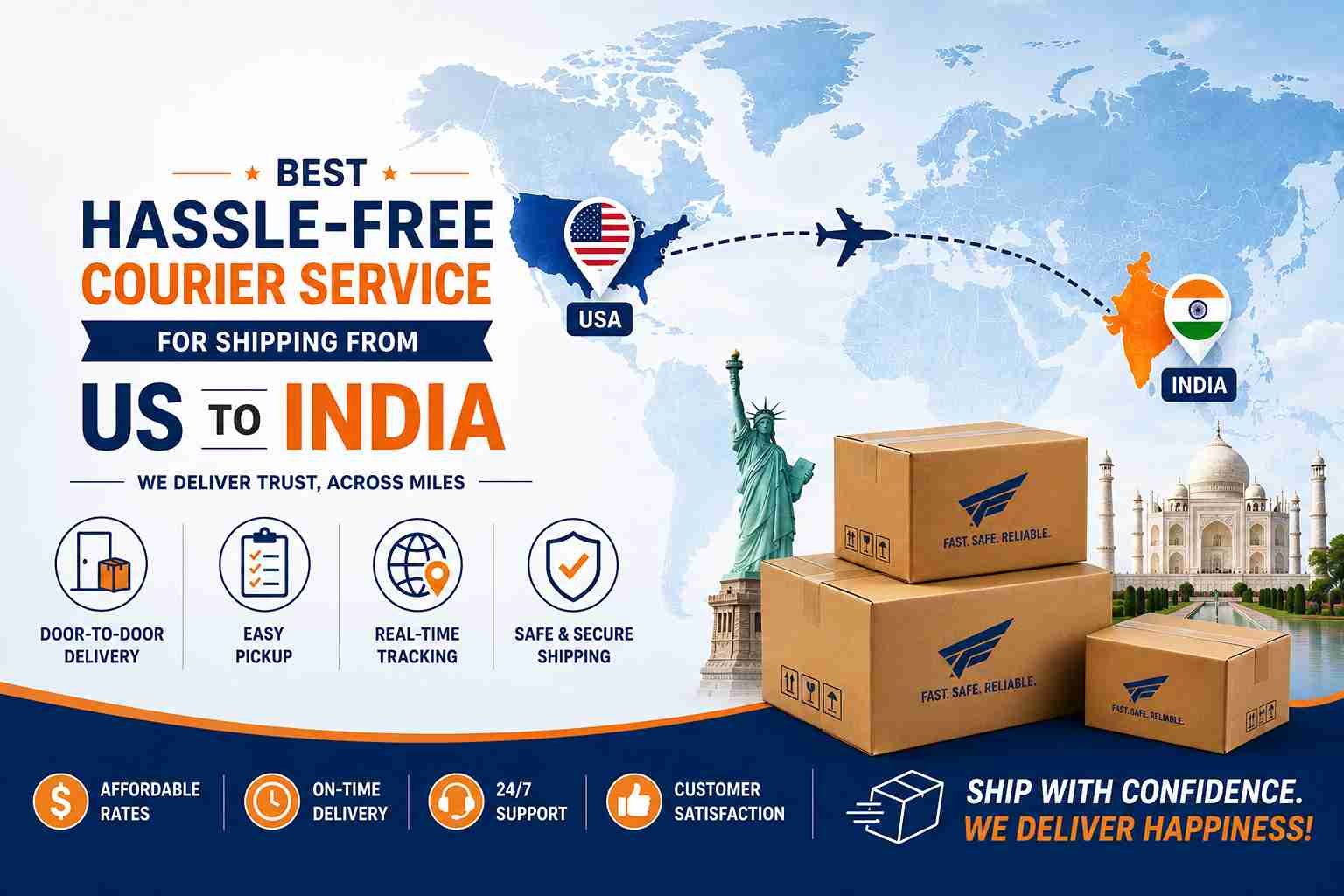 Best Hassle-Free Courier Service for Shipping from the US to India_11zon