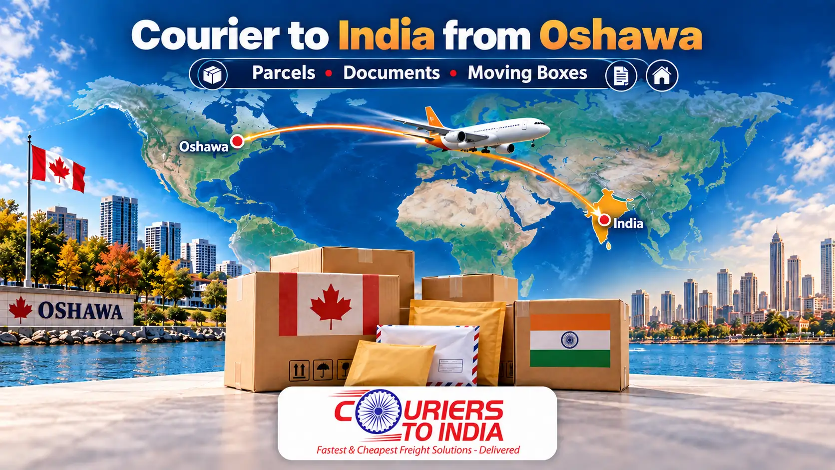 Courier to India from Oshawa