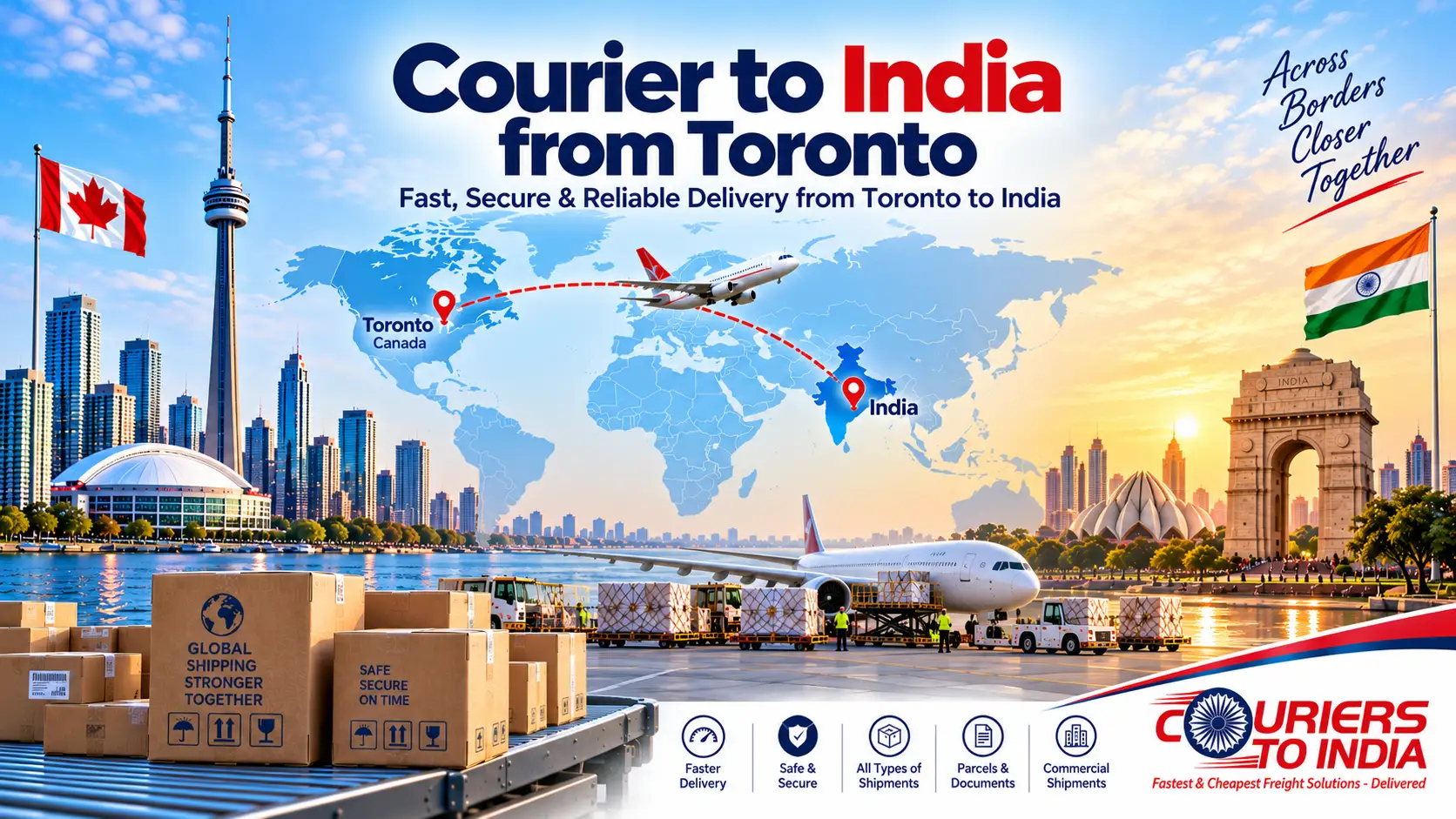 Courier to India from Toronto